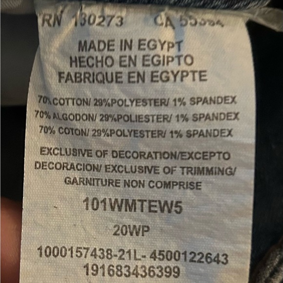 LEE Midrise Regular Fit Straight Jeans, size 20W Petite, NWT - Picture 6 of 10